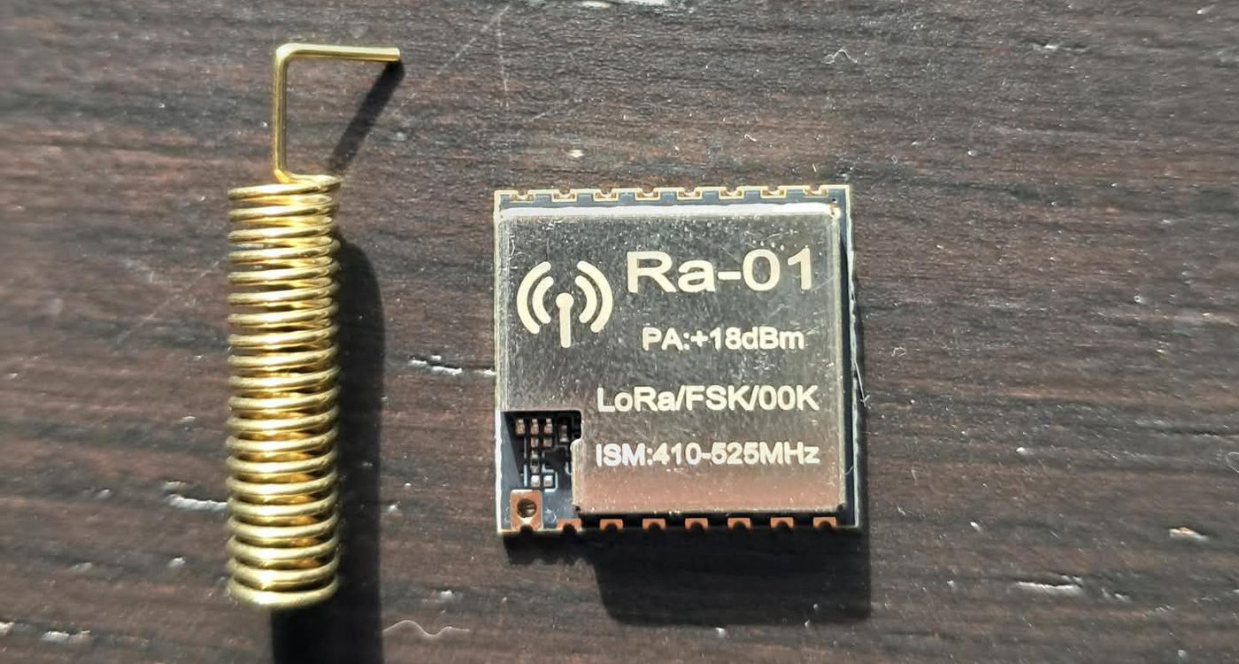 LoRa-radiomodule met spiraalantenne